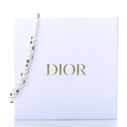 Christian Dior Pearl Crystal Star Mise En Dior Tribal Necklace 5 of 5