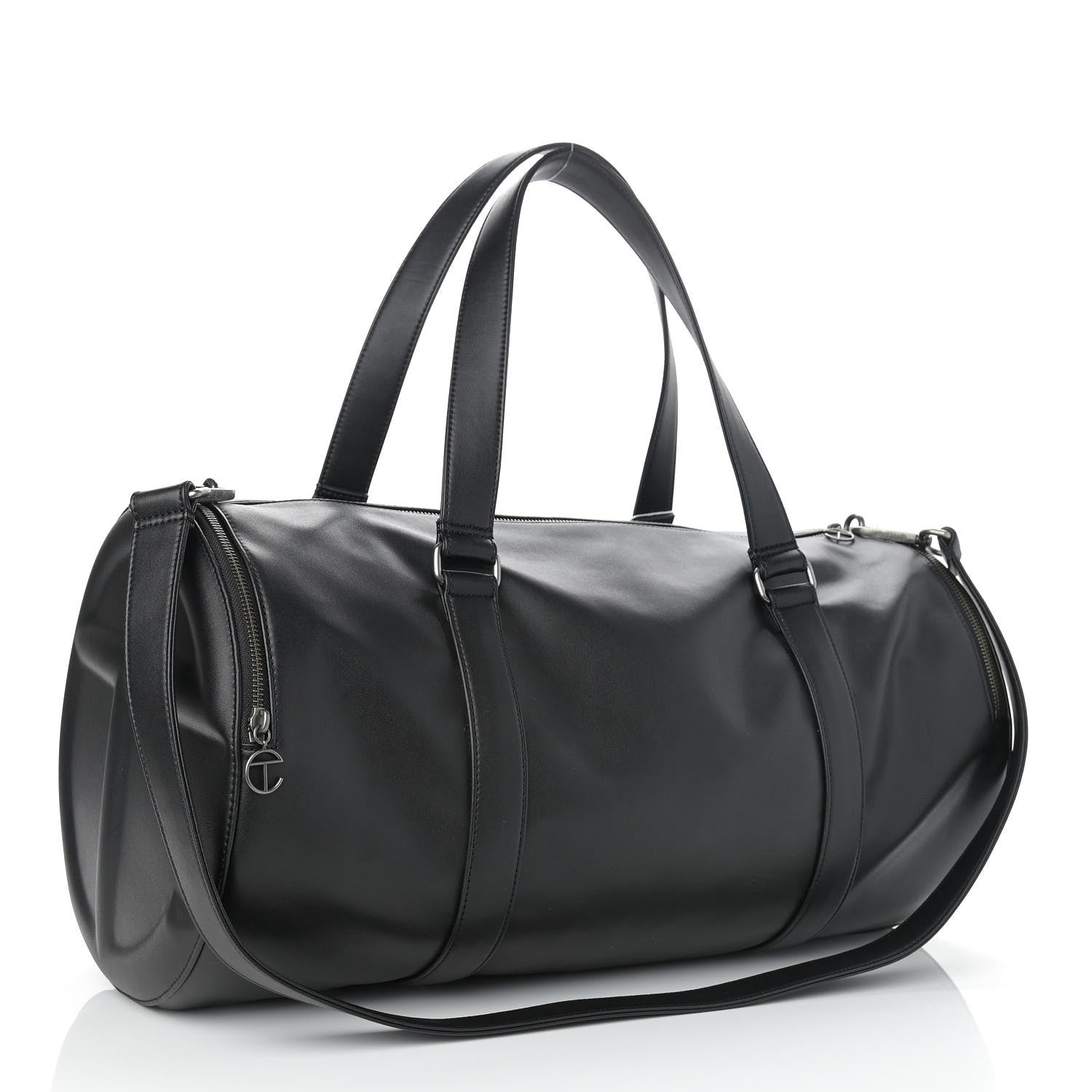 Telfar Vegan Leather Large Duffle Black 2 of 13