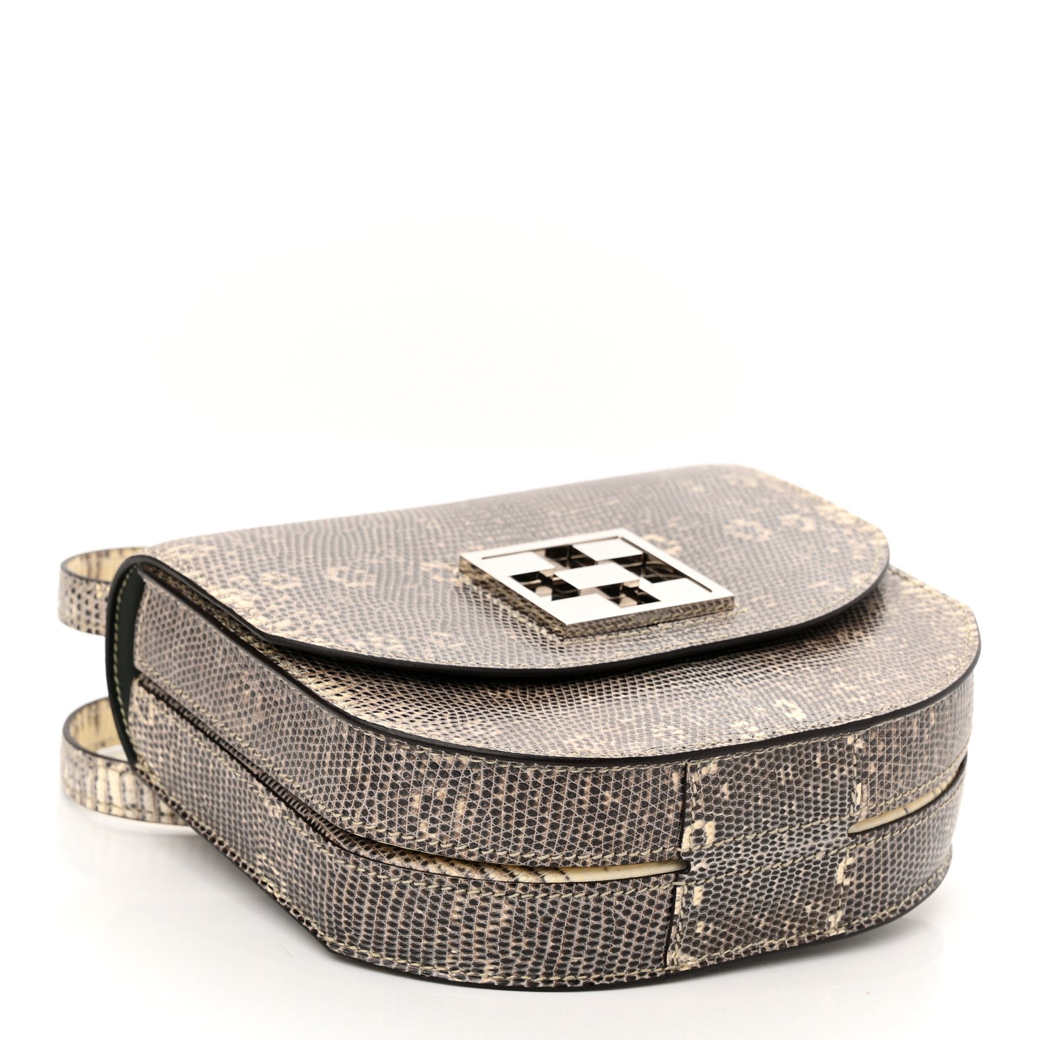 Hermes Lizard Mosaique Au 24-17 Ombre Vert Fonce 4 of 11