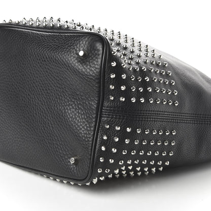 Burberry Calfskin Studded Medium Susanna Hobo Black 7 of 9