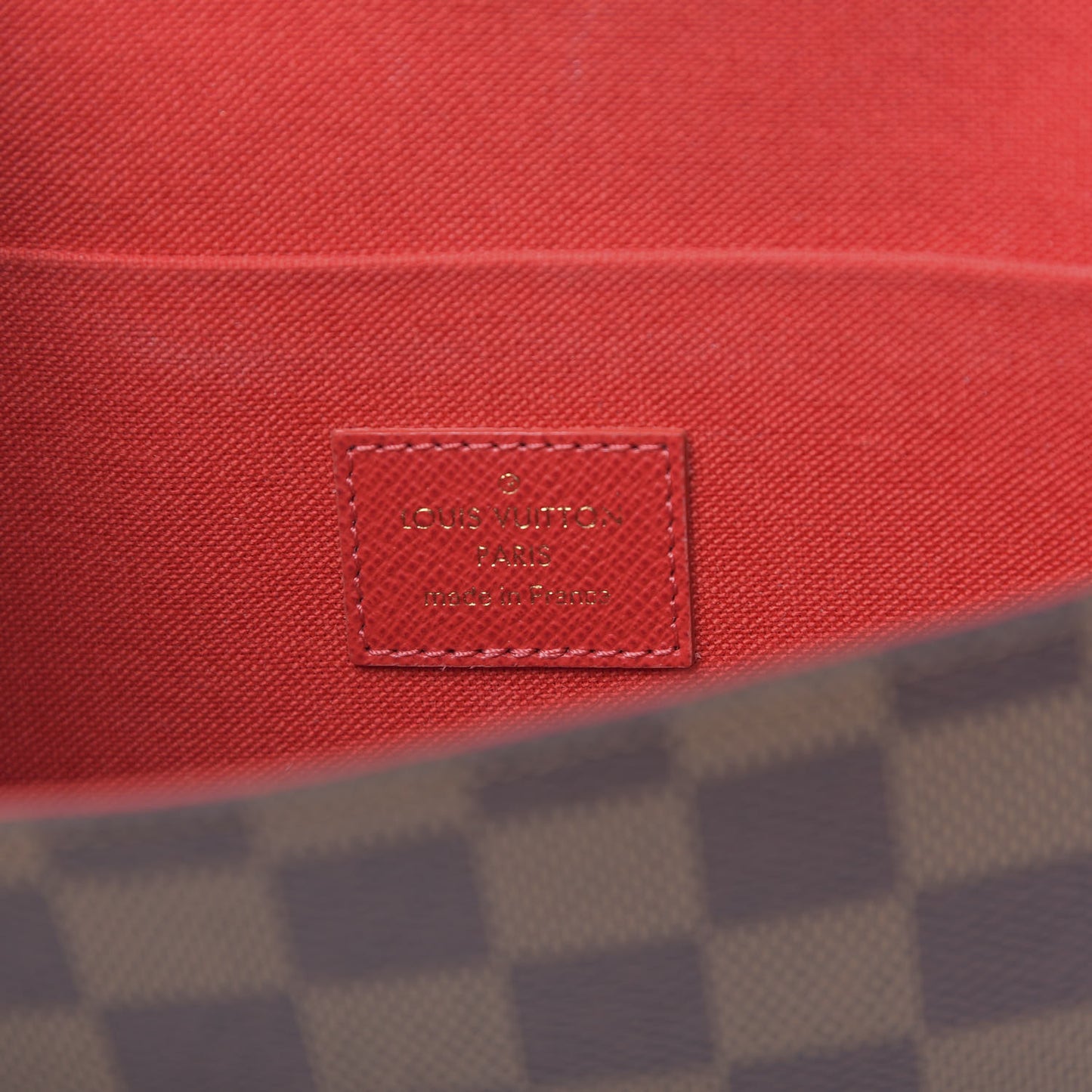 Damier Ebene Pochette Felicie Chain Wallet