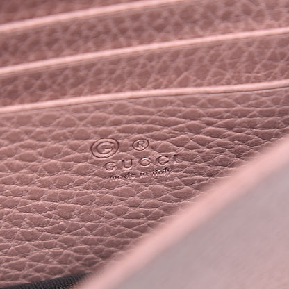 Gucci Dollar Calfskin Interlocking G Chain Wallet Soft Pink 6 of 11
