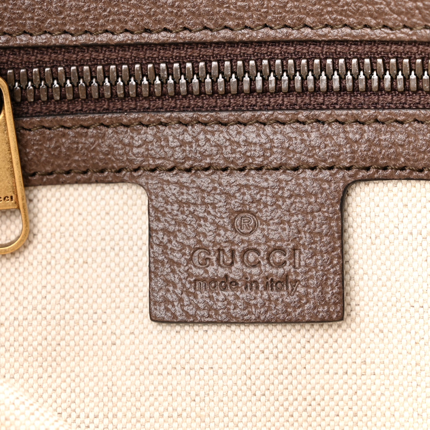 Gucci GG Supreme Monogram Web Small Ophidia Half Moon Hobo Brown 6 of 11