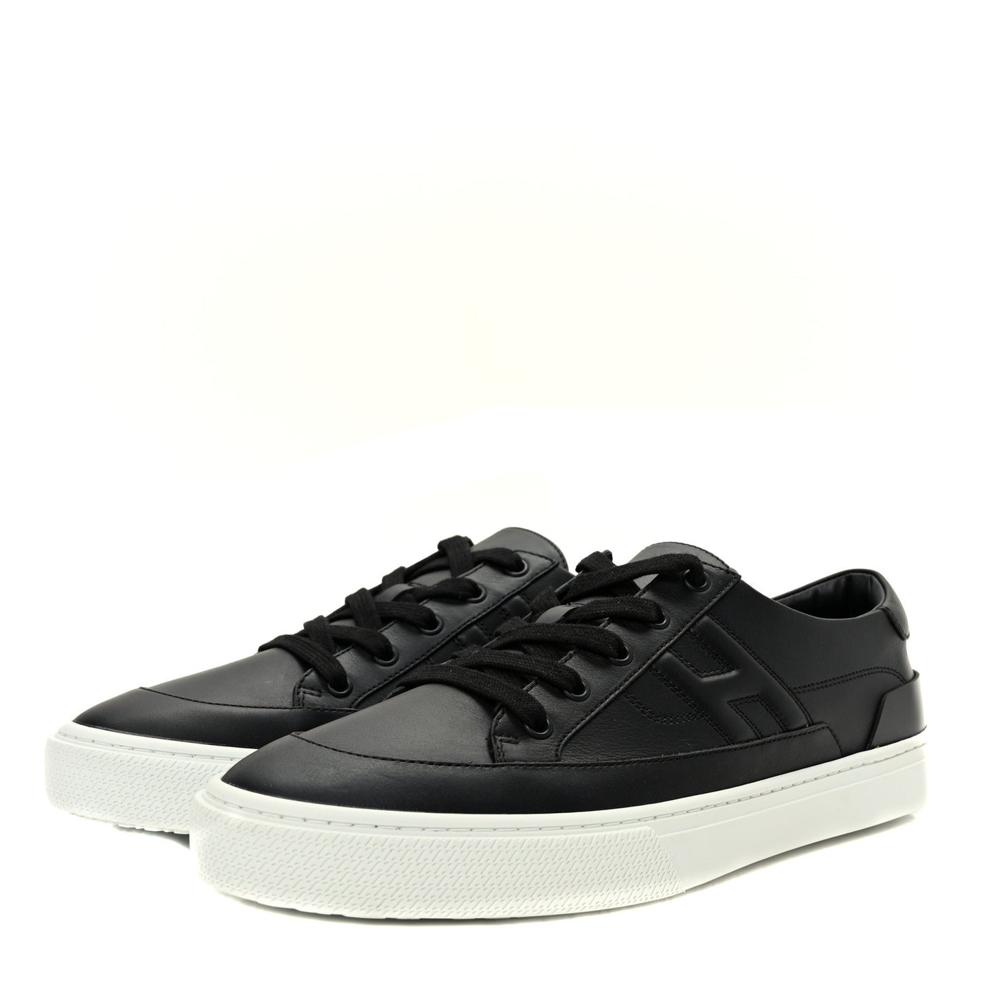 Calfskin Deep Sneakers 43 Black