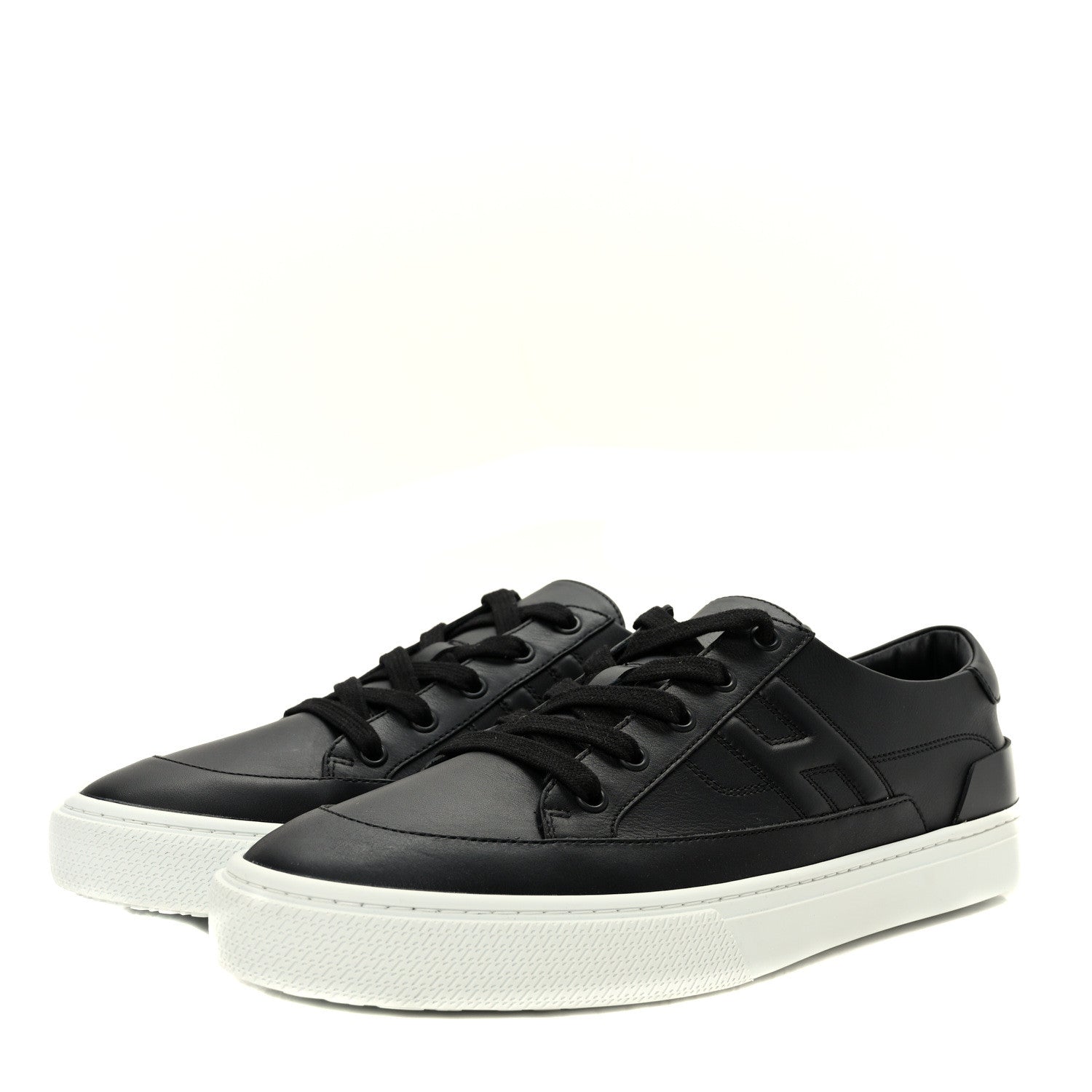 Hermes Calfskin Deep Sneakers 43 Black 3 of 6