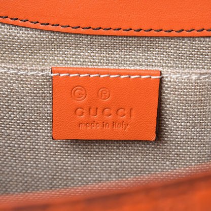 Gucci Microguccissima Medium Emily Chain Shoulder Bag Sun Orange 6 of 10