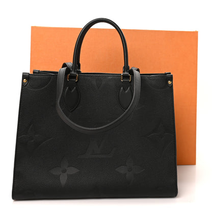 Louis Vuitton Empreinte Monogram Giant Onthego MM Black 9 of 9