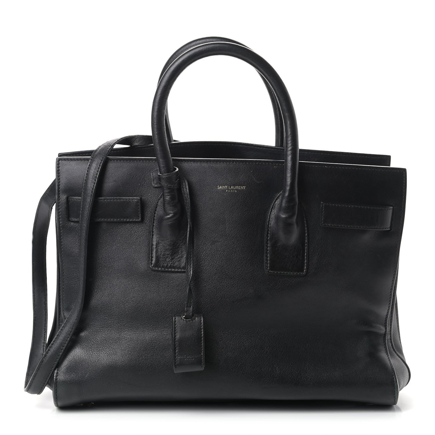 Saint Laurent Calfskin Small Sac De Jour Black 1 of 9