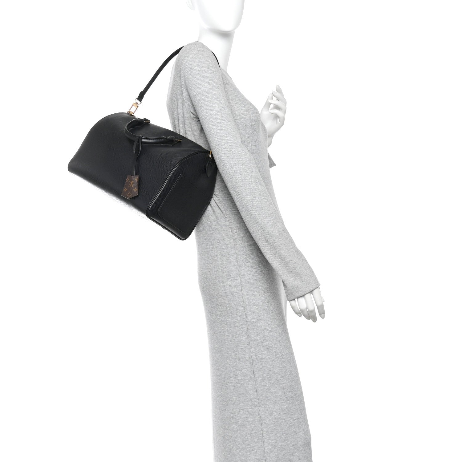 Louis Vuitton Epi Speedy Soft 30 Black 2 of 9