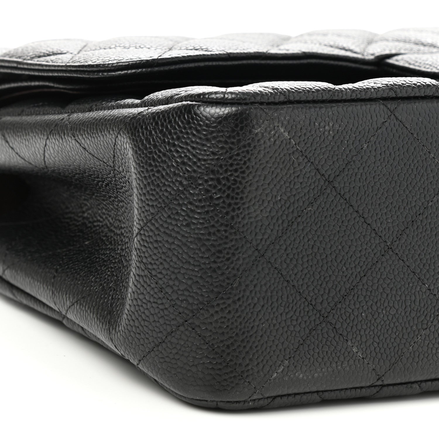 Chanel Caviar Quilted Jumbo Double Flap Black 10 of 11