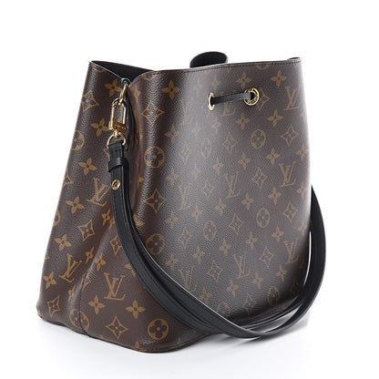 Louis Vuitton Monogram Neonoe MM Black 2 of 8
