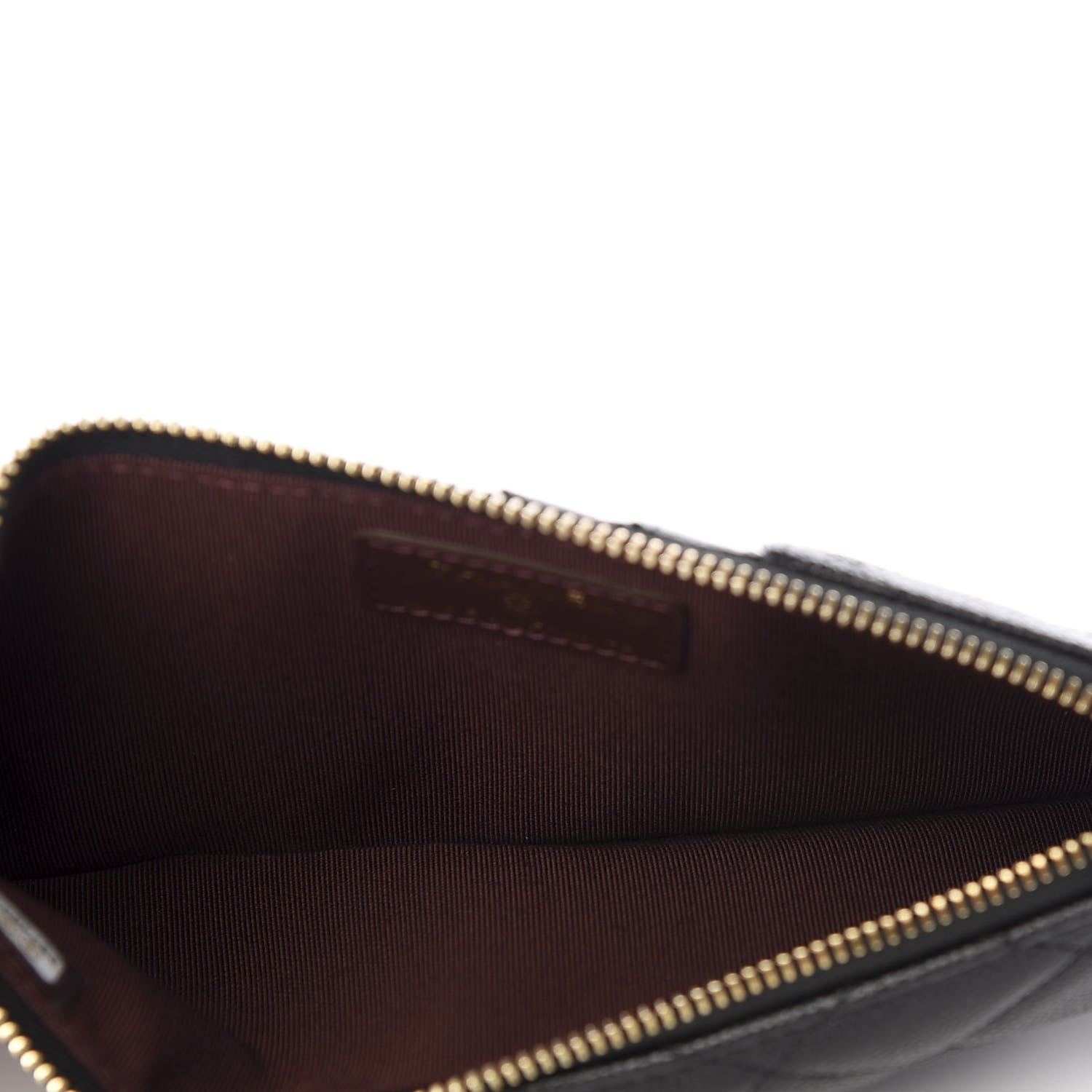 Chanel Caviar Quilted Classic Flat Wallet Pouch Black 5 of 9