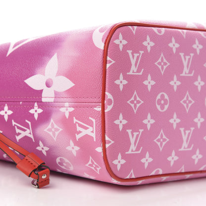 Louis Vuitton Monogram Escale Neverfull MM Rouge 8 of 10