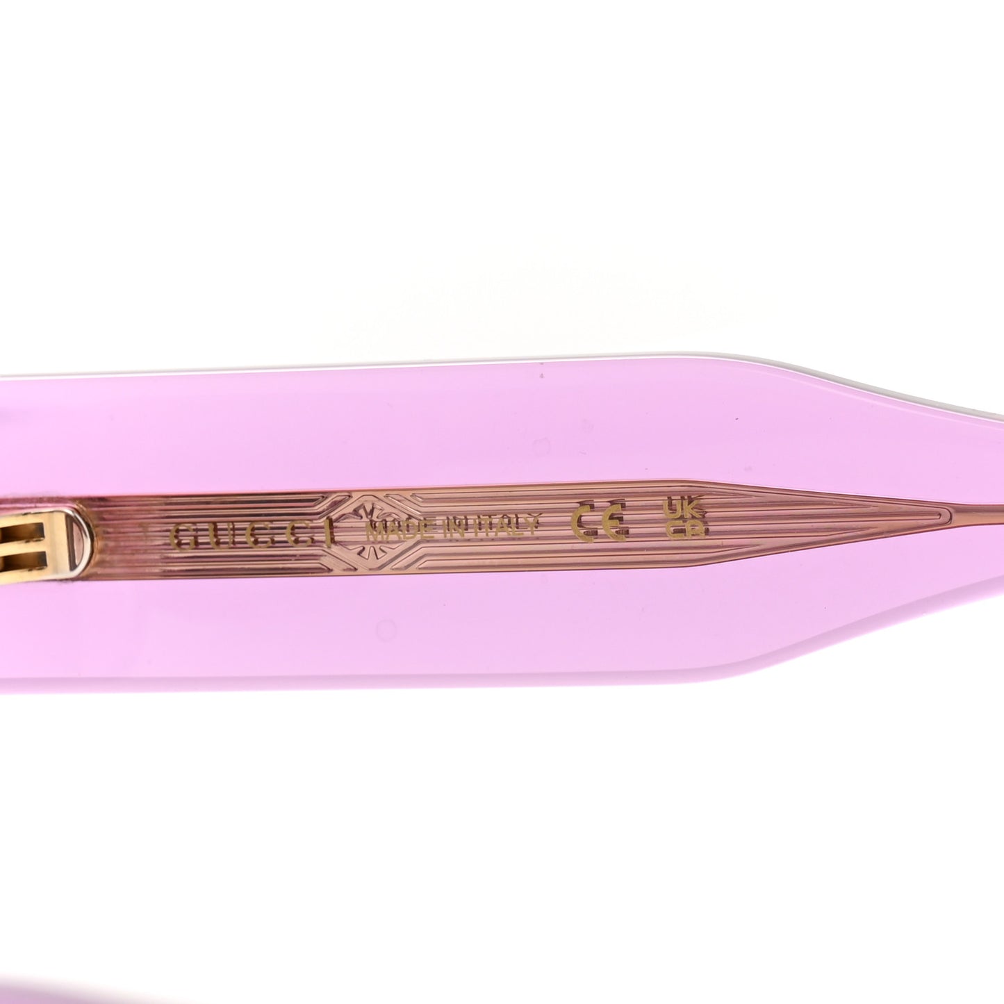 Acetate Rectangle Frame Sunglasses GG12156S Purple