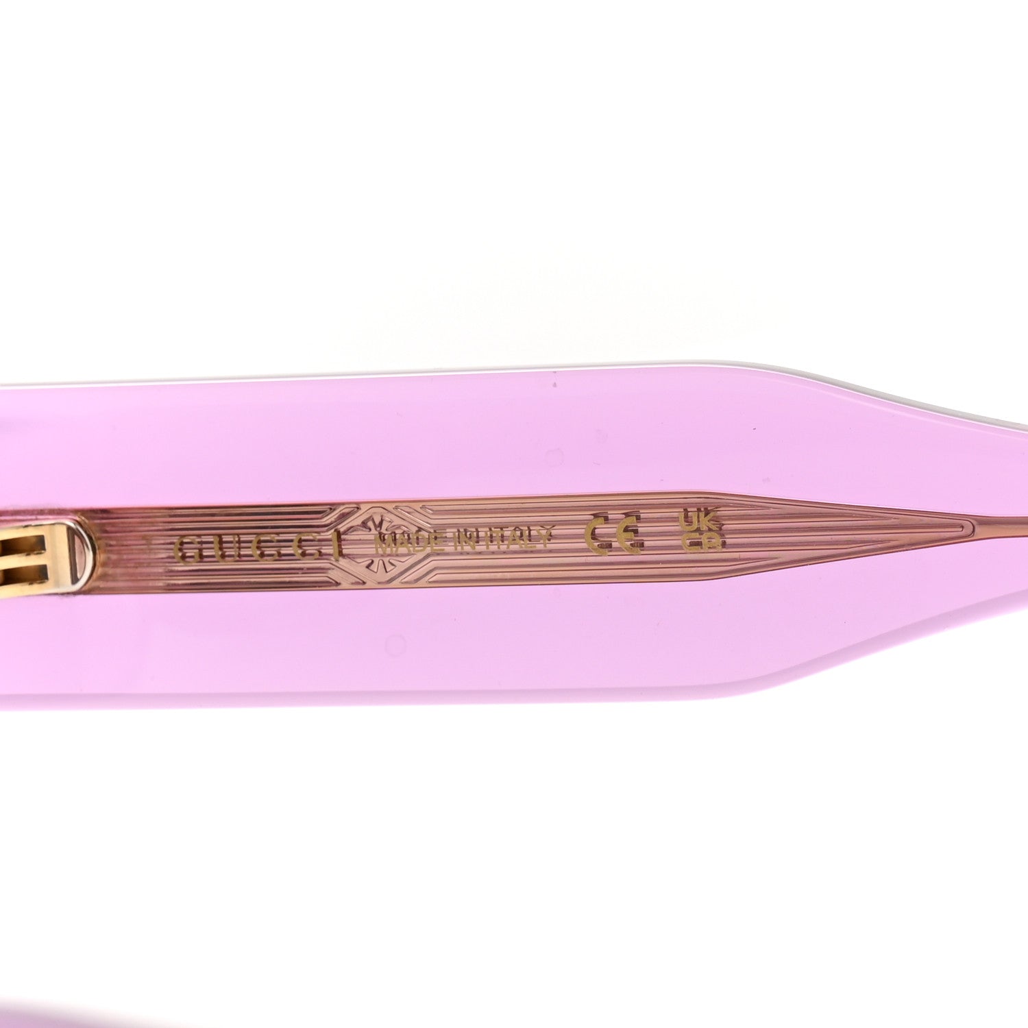 Gucci Acetate Rectangle Frame Sunglasses GG12156S Purple 5 of 8