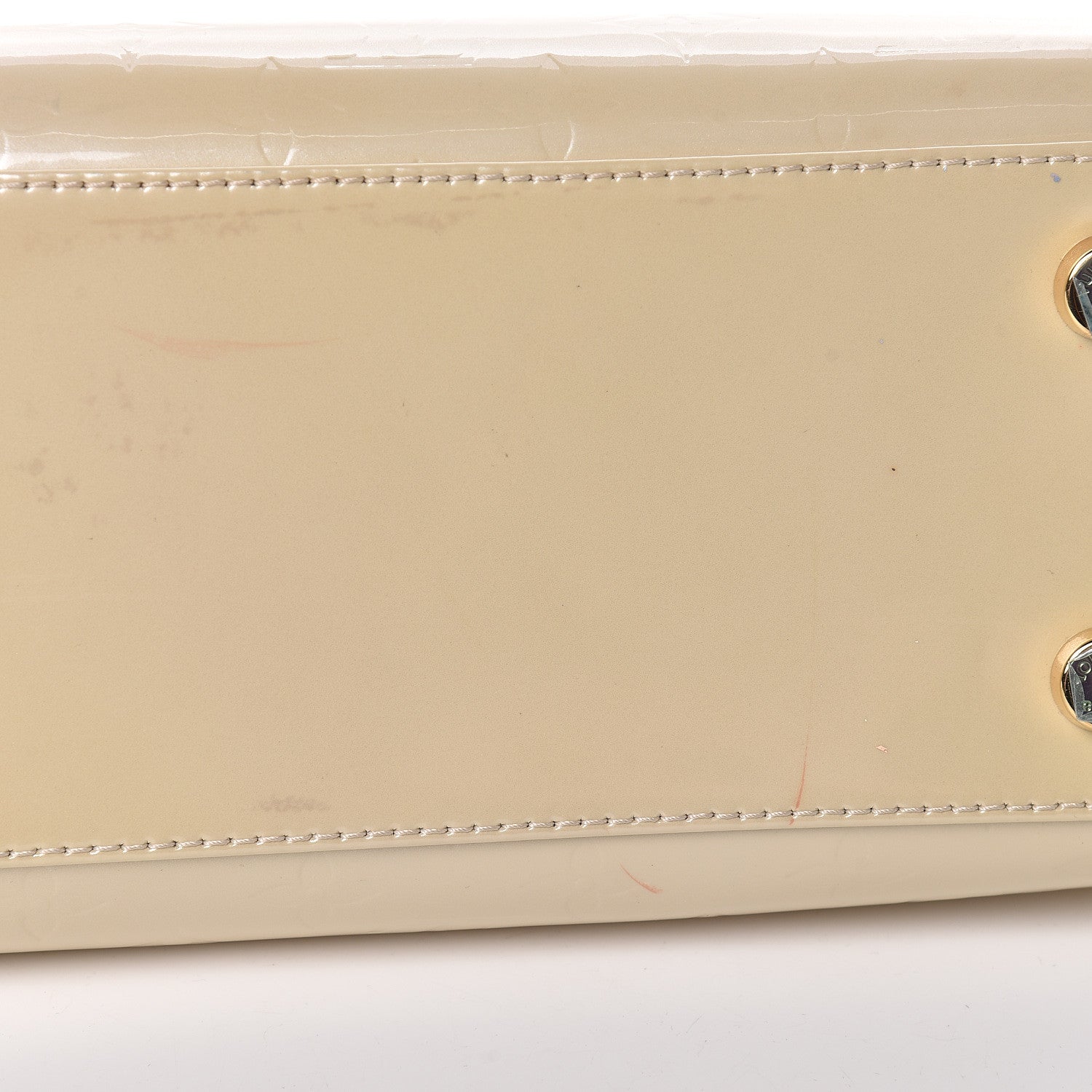 Louis Vuitton Vernis Brea MM Blanc Corail 10 of 14