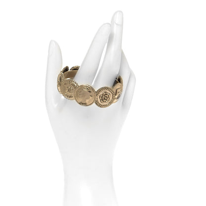 Chanel Medallion Precious Symbols Cuff Gold 2 of 4
