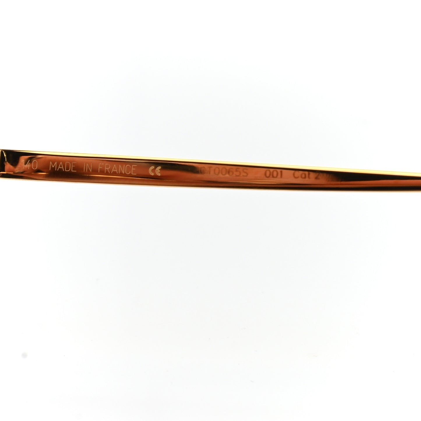 Panthere De Cartier Aviator Sunglasses Gold