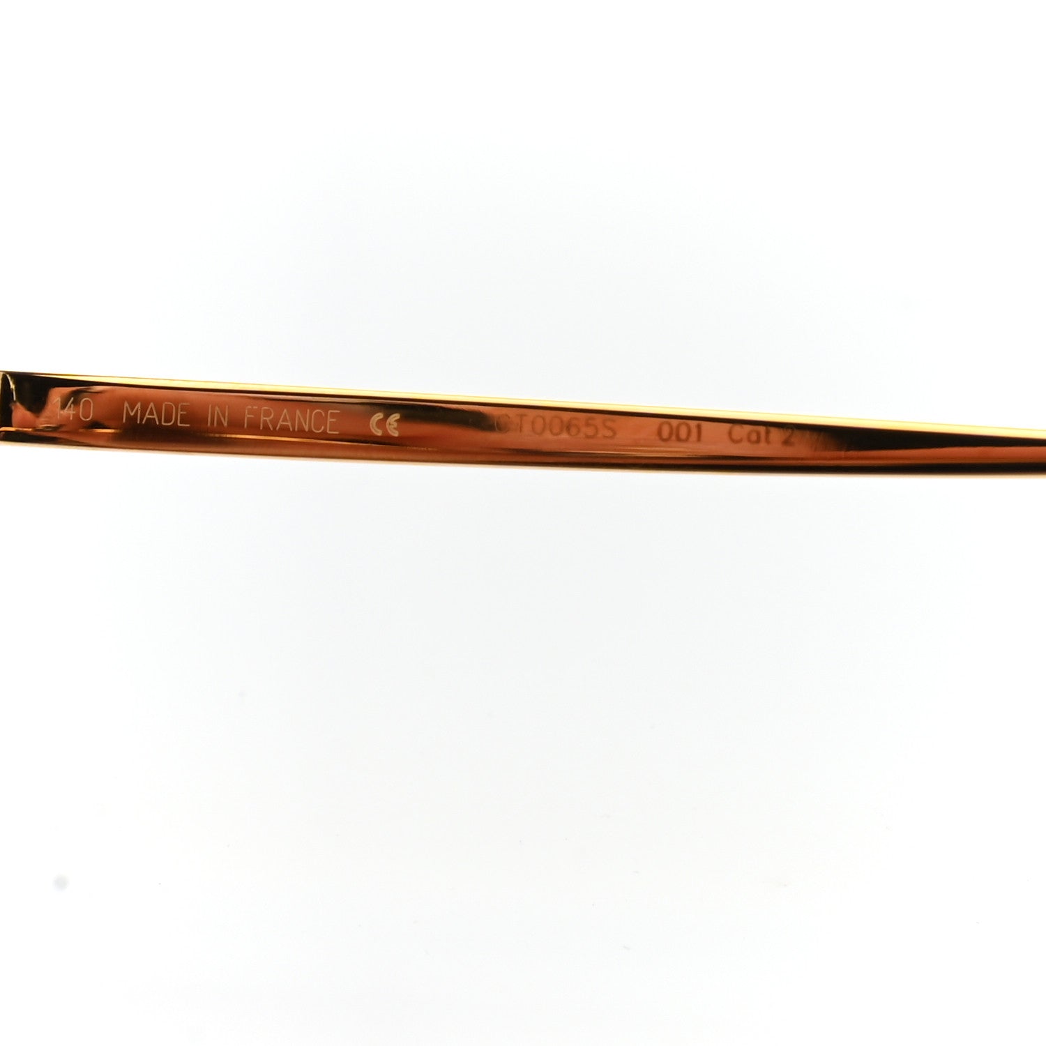 Cartier Panthere De Cartier Aviator Sunglasses Gold 8 of 11