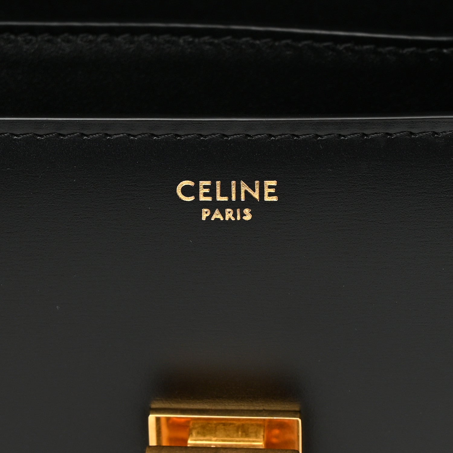 Celine Box Calfskin Teen Classic Box Flap Bag Black 6 of 12