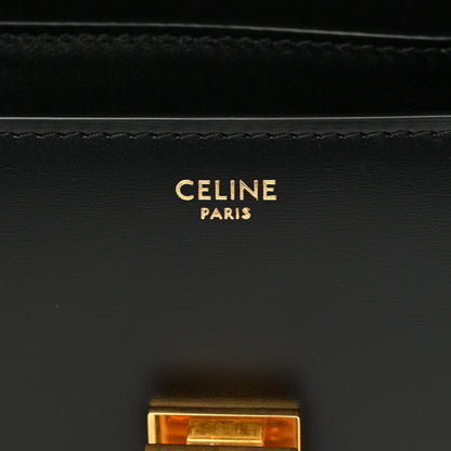 Celine Box Calfskin Teen Classic Box Flap Bag Black 6 of 12