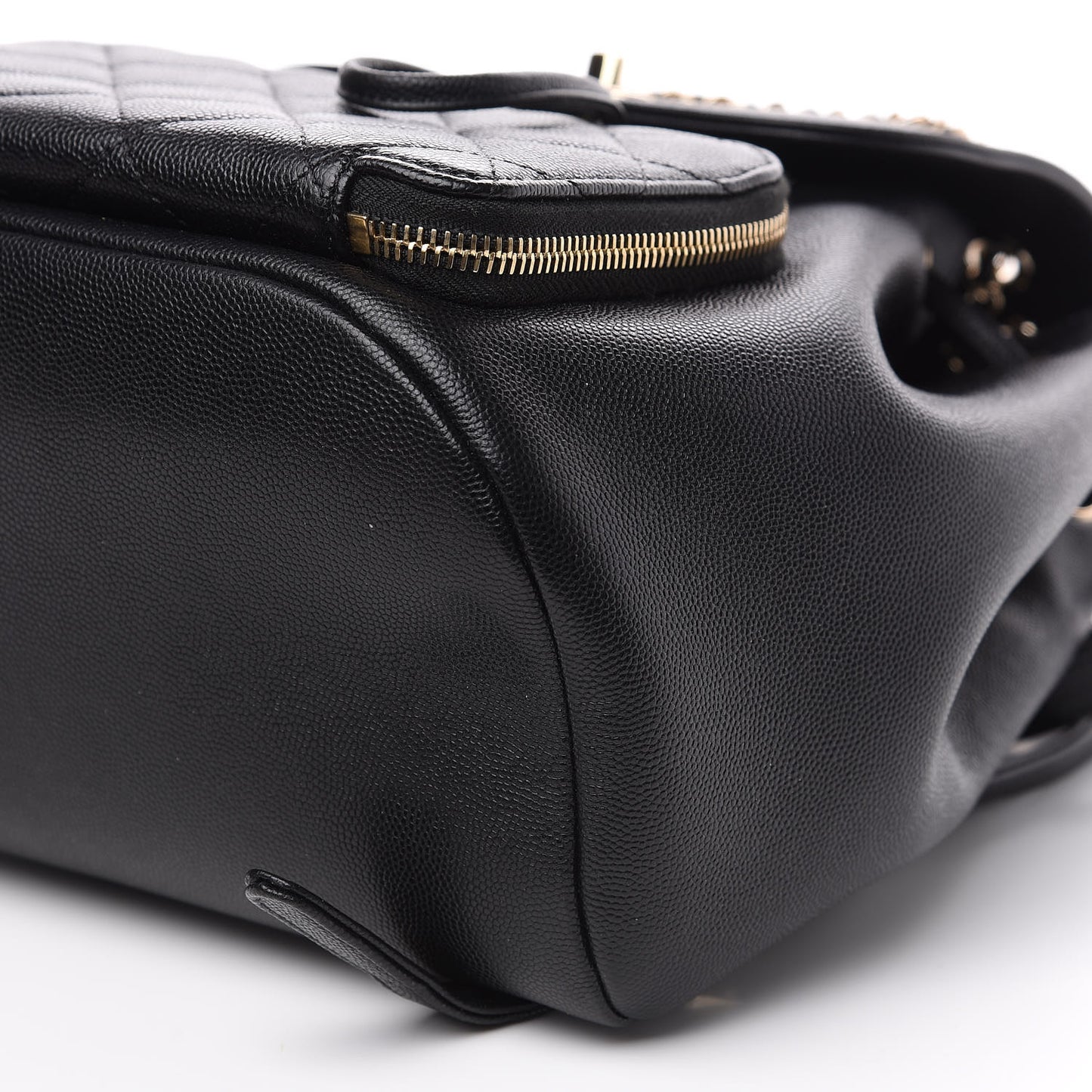 Caviar Quilted Business Affinity Backpack Black