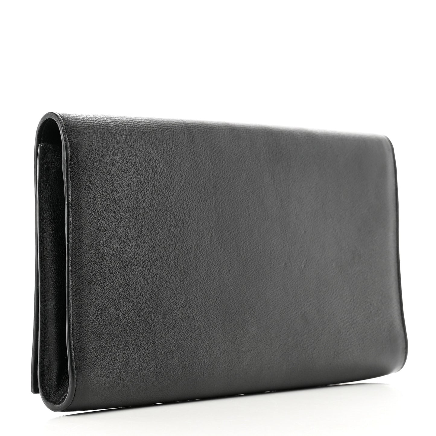 Calfskin Monogram Large Belle De Jour Clutch Black