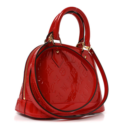 Louis Vuitton Vernis Alma BB Cherry 3 of 9