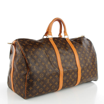 Louis Vuitton Monogram Keepall Bandouliere 55 5 of 11