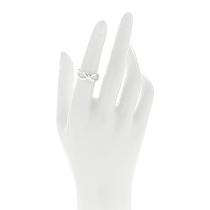 Tiffany Sterling Silver Infinity Ring 51 5.75 2 of 4