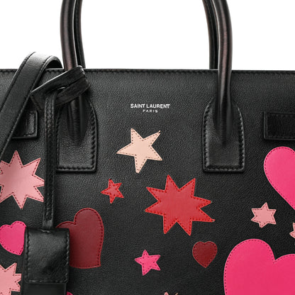 Saint Laurent Calfskin Patchwork Baby Sac De Jour Black 9 of 18