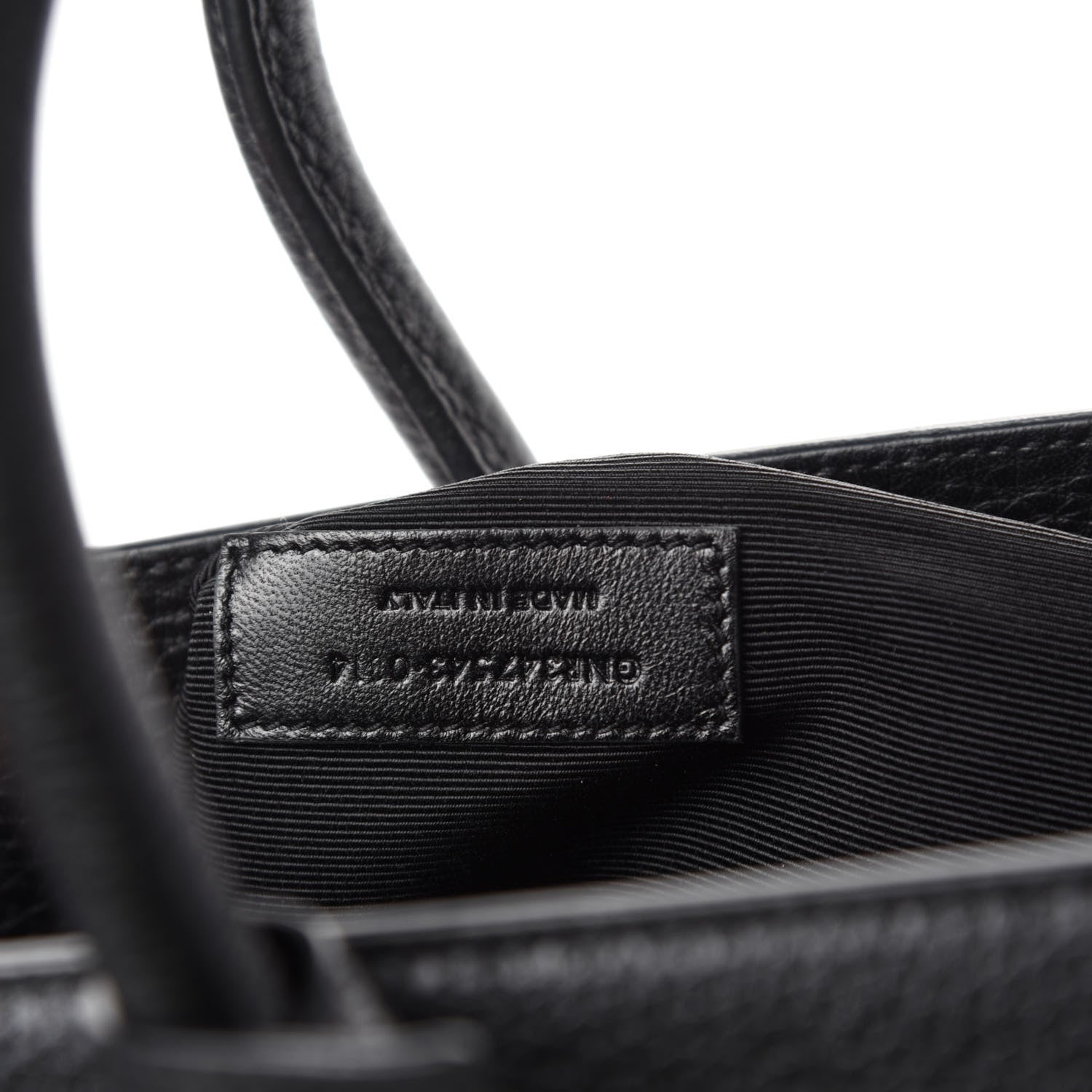 Saint Laurent Grained Calfskin Large Sac De Jour Carryall Black 9 of 10