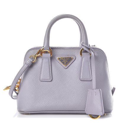 Prada Saffiano Lux Mini Promenade Tote Glicine 1 of 9