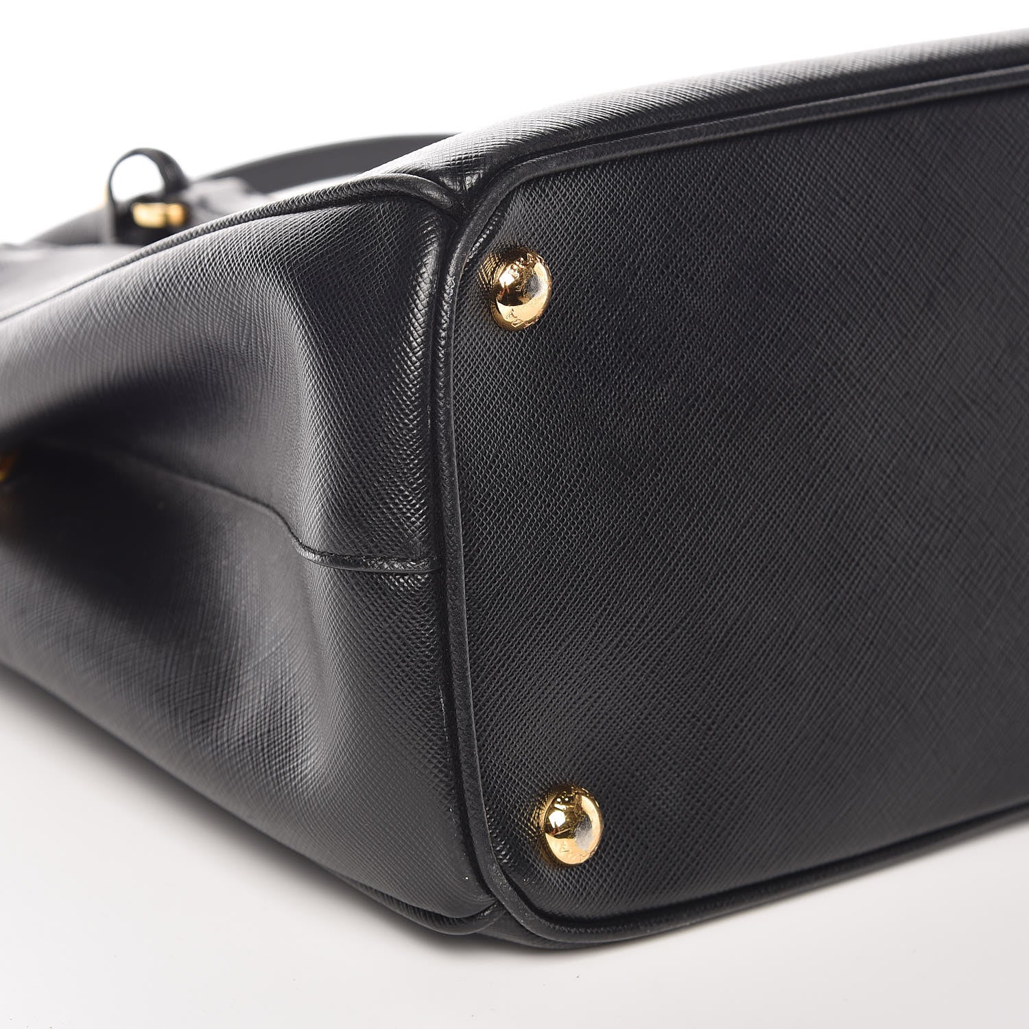 Prada Saffiano Small Galleria Double Zip Tote Black 9 of 10