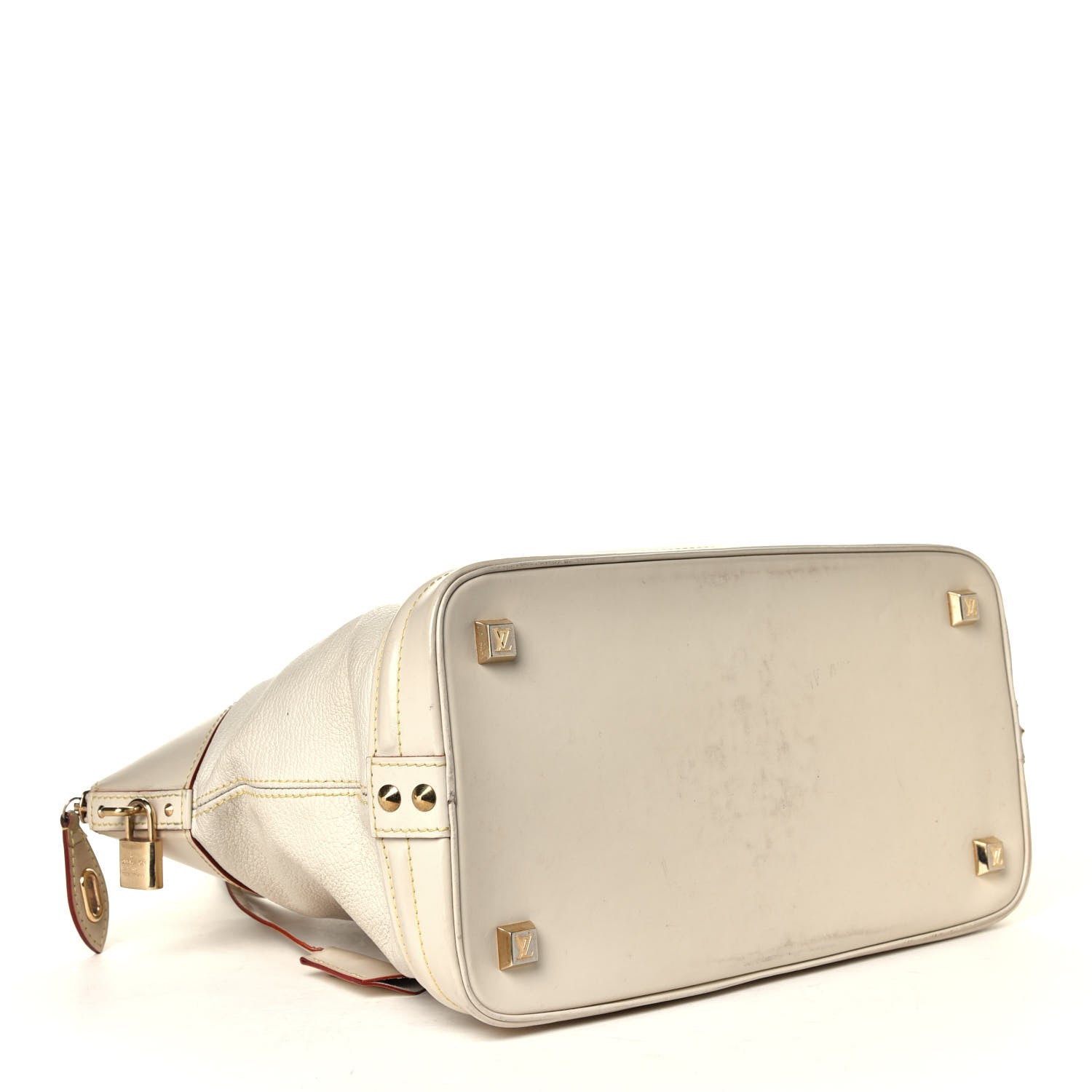 Louis Vuitton Suhali Lockit MM White 8 of 23