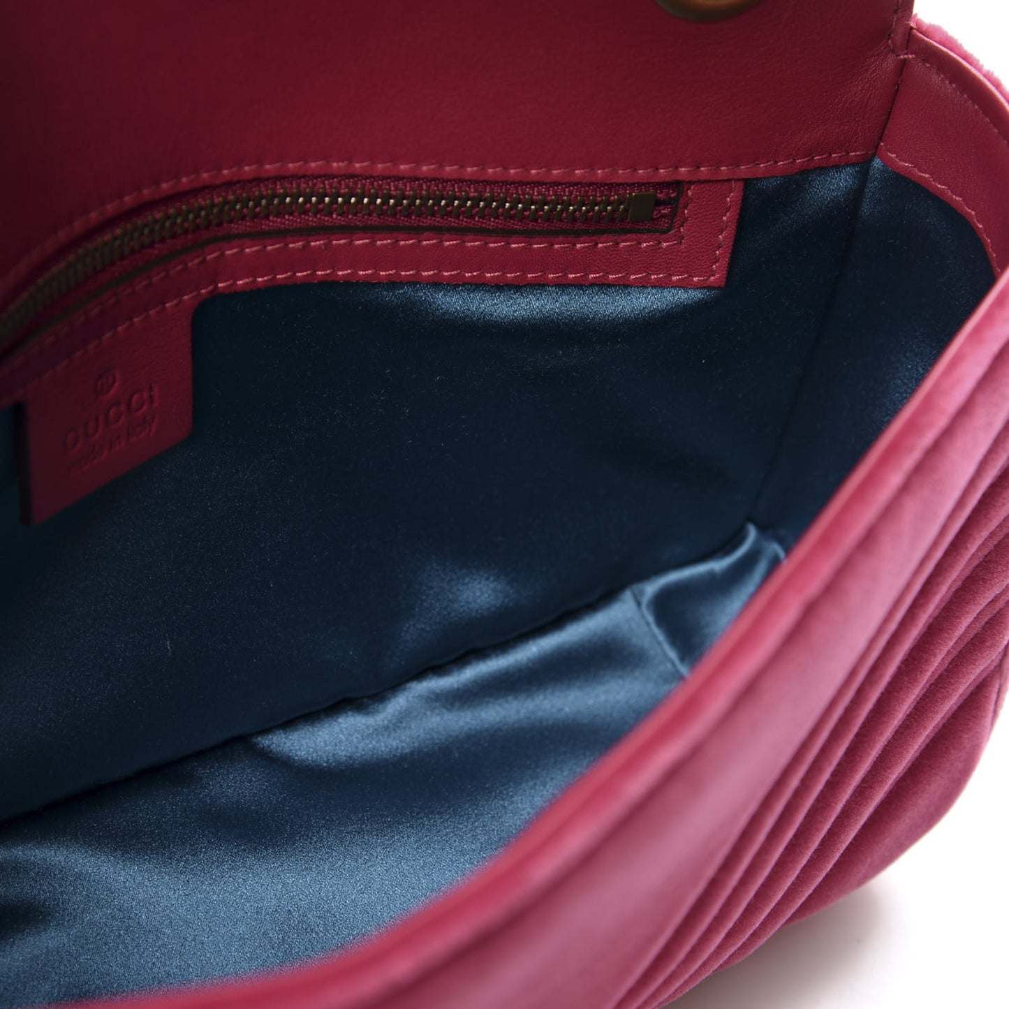 Velvet Matelasse Small GG Marmont Shoulder Bag Light Raspberry Rose