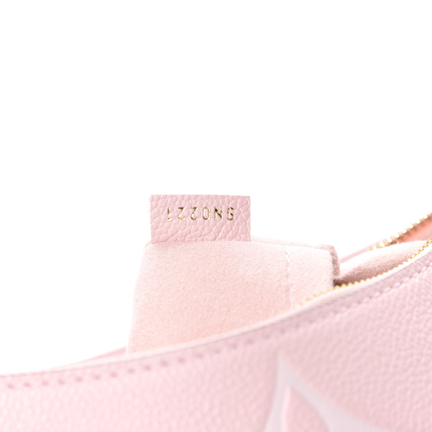 Louis Vuitton Empreinte Monogram Giant By The Pool Marshmallow Hobo PM Bouton De Rose 9 of 11
