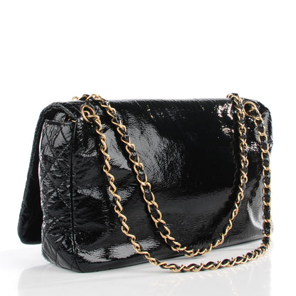 Chanel Vinyl Medium Rock and Chain Flap Black 3 of 8