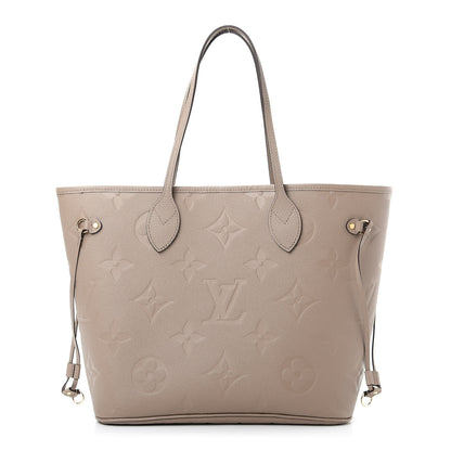 Louis Vuitton Empreinte Monogram Giant Neverfull MM Tourterelle 1 of 8