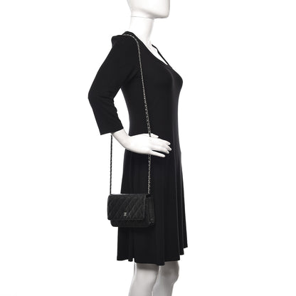 Chanel Caviar Quilted Wallet On Chain WOC Black 2 of 11