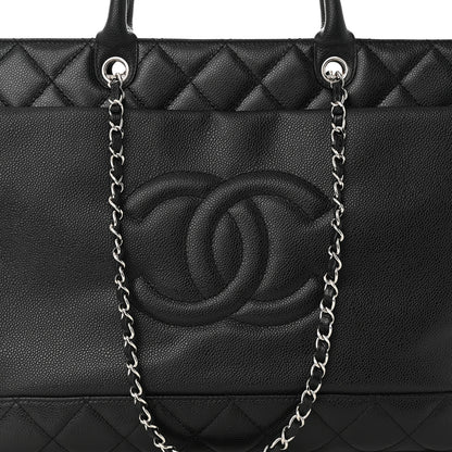 Chanel Caviar Large Soft CC Top Handle Tote Black 8 of 11