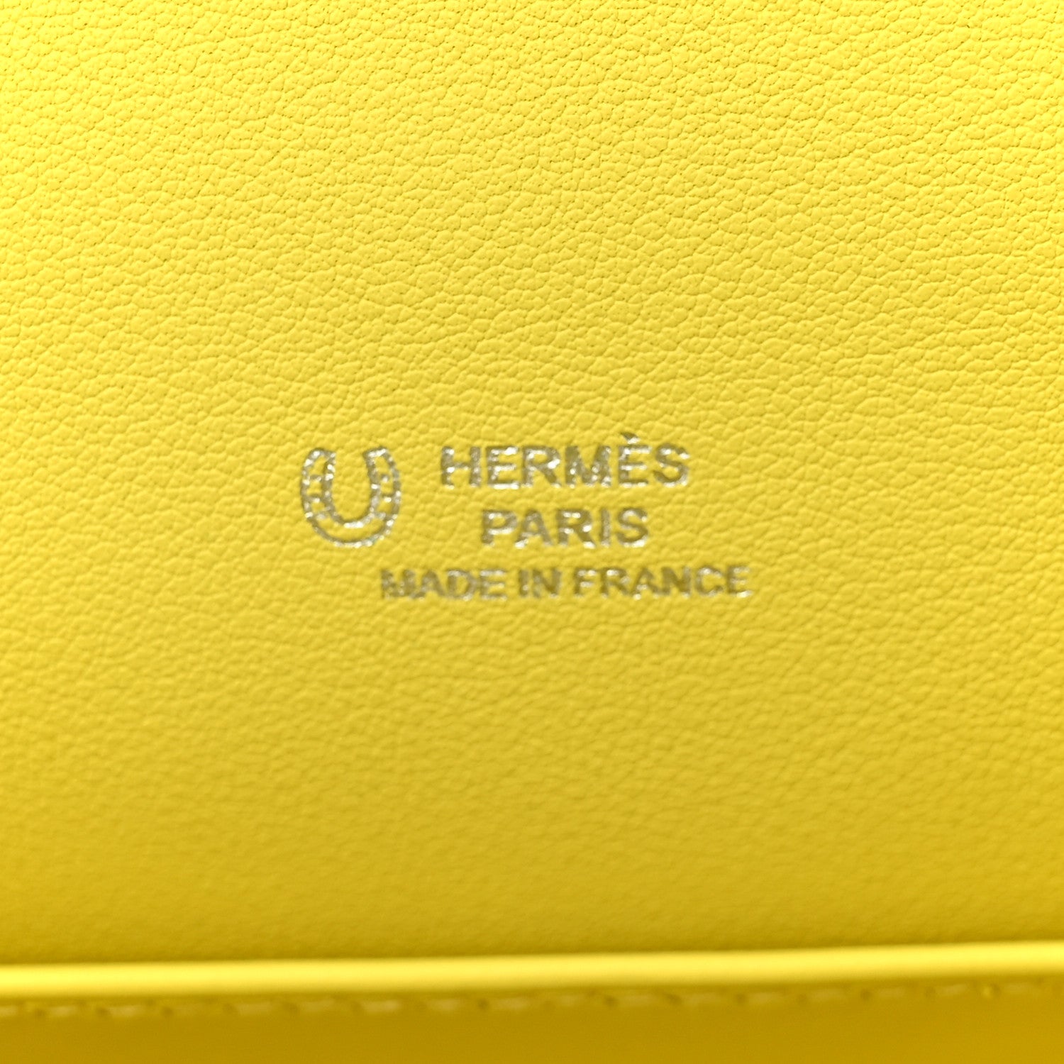 Hermes Swift Horseshoe Kelly Pochette Clutch Bleu Brume Lime 6 of 11