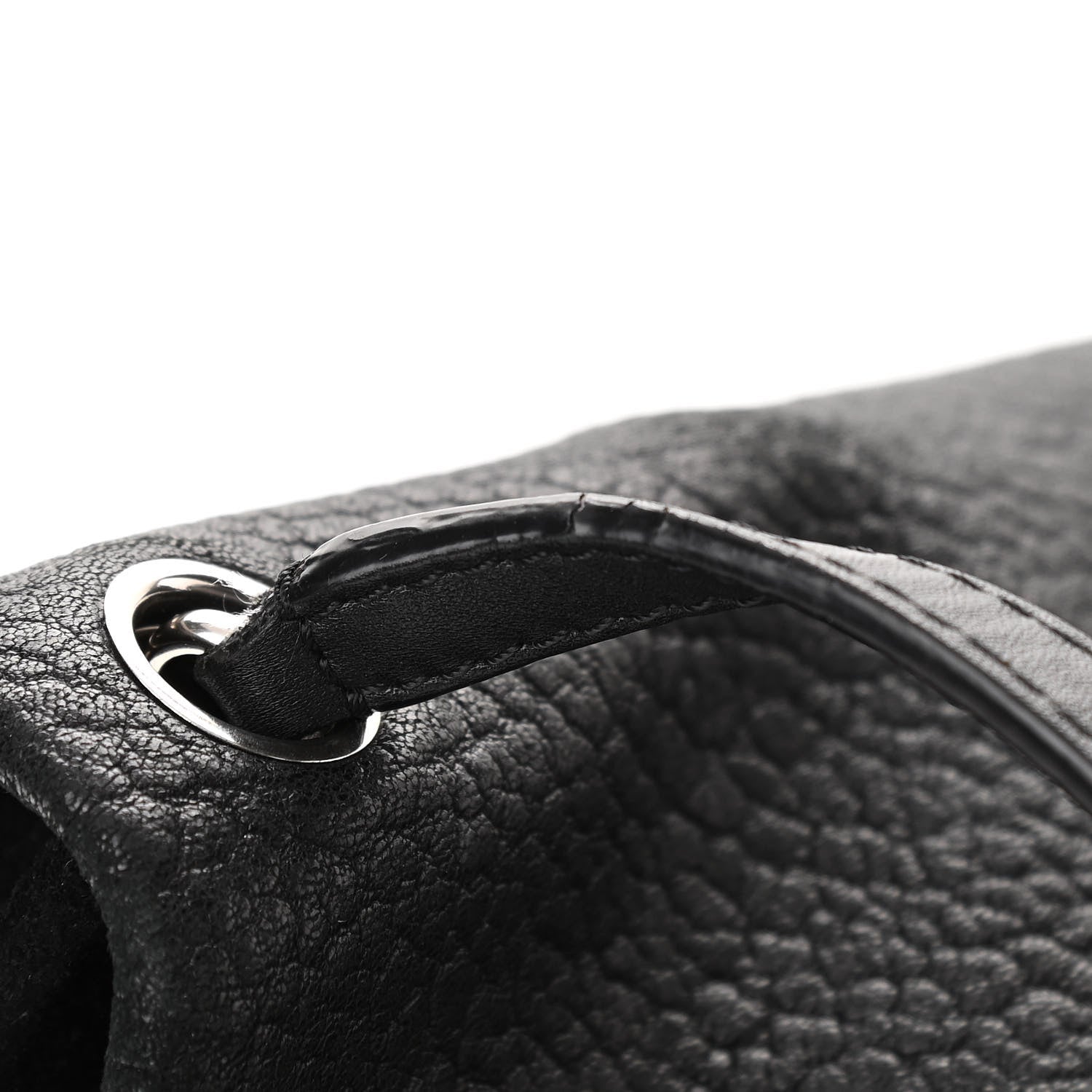 Celine Shrunken Lambskin All Soft Shoulder Bag Black 13 of 14