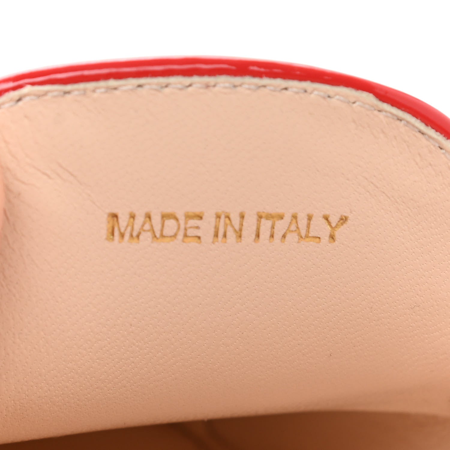 Prada Saffiano Vernice Logo Loafers 40.5 Red 8 of 9