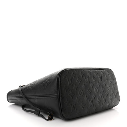 Louis Vuitton Empreinte Monogram Giant Neverfull MM Black 6 of 10