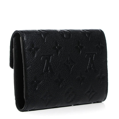 Louis Vuitton Empreinte Compact Curieuse Wallet Black 3 of 8