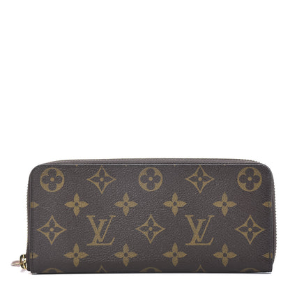 Louis Vuitton Monogram Clemence Wallet Rose Ballerine 1 of 9