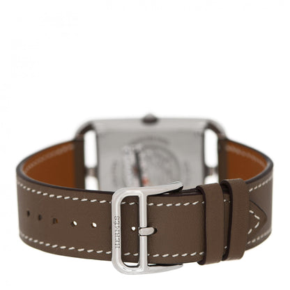Hermes Stainless Steel Swift 29mm Cape Cod Quartz Watch Etoupe 3 of 5