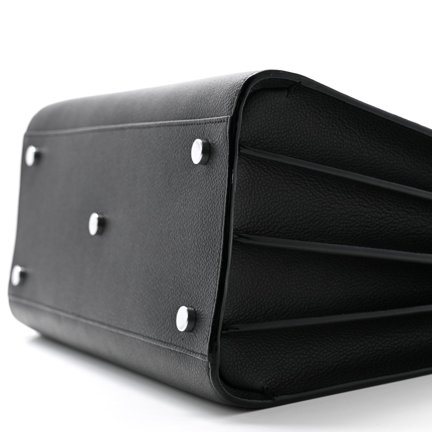 Grained Calfskin Small Sac De Jour Black