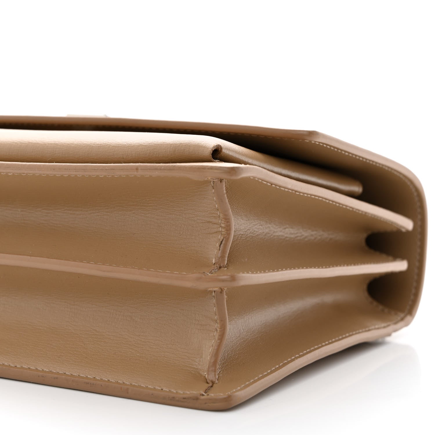 Saint Laurent Calfskin Medium Monogram Sunset Dark Beige 10 of 10
